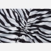 12Stylish Zebra Print Women Two Piece Skirt Sets