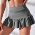 1Summer A-Line Ruffles Mini Skirts For Women