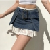 4Summer Denim Sexy Mini Skirts For Women