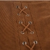 12Vintage  Corduroy Tie Wrap Designer Zipper Short Skirts