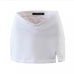 5White Zipper Up Ladies Mini Skorts For Women