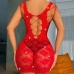 3 Sexy Hot Drilling Hollowed Out One Piece Dress