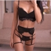 4Lace V Neck Patchwork Lingerie Sets