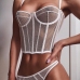 1See Through Hollow Out  Matching Sexual 2 Piece Sets