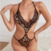 1Sexy Lace Leopard One Piece Bodysuit