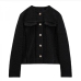 6Fall Fashion Black Blazer Coat