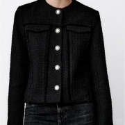 Fall Fashion Black Blazer Coat