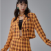 5Fashion College Style Plaid JK Blazers