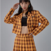 6Fashion College Style Plaid JK Blazers