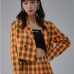 1Fashion College Style Plaid JK Blazers