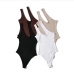 6Inclined One Shoulder Solid Ladies Bodysuits