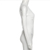 8Seductive Gauze White Long Sleeve Bodysuit