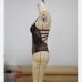 5Sexy Ladies Leopard  Spaghetti Strap  Backless Sleeveless Bodysuits
