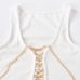 7Sexy Sleeveless Hollow Out Bodysuit