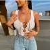 1Sexy Sleeveless Hollow Out Bodysuit