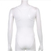 12Summer Ladies White Sleeveless Low Cut Bodysuits