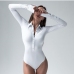3Trendy Long Sleeve Fall Bodysuits For Women
