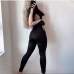 5 Sexy Patchwork Contrast Color Long Sleeve Jumpsuit