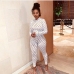 8 Sexy Perspective Ripped Long Sleeve Skinny Jumpsuit