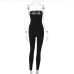 6Popular Strapless Backless Black Sexy One Piece Jumpsuit