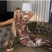 3Sexy Leopard Print Hollow Out Sleeveless Jumpsuit