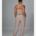 4Street Solid Strapless Jumpsuits For Women