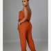 6Street Solid Strapless Jumpsuits For Women