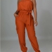 1Street Solid Strapless Jumpsuits For Women