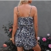 5Printed Summer Backless Sleeveless Short Loose Rompers