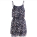 11Printed Summer Backless Sleeveless Short Loose Rompers