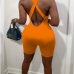 1Sexy Backless Pure One Piece Sleeveless Romper