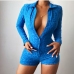 25Stylish Letter Solid Long Sleeve Rompers