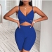 15Summer Sexy Hollow Out Spaghetti Strap Rompers