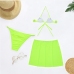 4 Sexy Bandage Halter Backless 3 Piece Bikinis