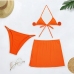 9 Sexy Bandage Halter Backless 3 Piece Bikinis