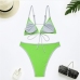 7 Sexy Contrast Color Lace Up Bikini Sets