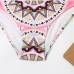 4 Sexy Digital Printing Sleeveless Bikini