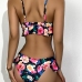 7 Sexy Floral  Sleeveless Bikini Swimsuit Set