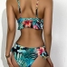 9 Sexy Floral  Sleeveless Bikini Swimsuit Set