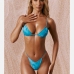 8 Sexy Gradient Color Sleeveless Bikini  Swimsuit Set