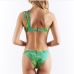 4 Sexy One Shoulder Hollow Out Bikini Swimsuit Set