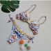 4 Sexy Printed Backless 2 Piece Beach Wear