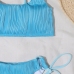 7 Sexy Pure Color Backless Sexy Swimsuits