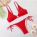 4 Sexy Pure Color Backless Swimsuit Bikini Set