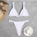 12 Sexy Pure Color Two Piece Bikini Swimwear