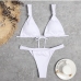 11 Sexy Pure Color Two Piece Bikini Swimwear