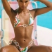 15 Sexy Ripple Printed Bikini Swimsuit Set