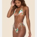 17 Sexy Ripple Printed Bikini Swimsuit Set