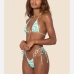 9 Sexy Ripple Printed Bikini Swimsuit Set