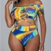 6 Sexy Short Sleeve Women Swimsuit Bikini